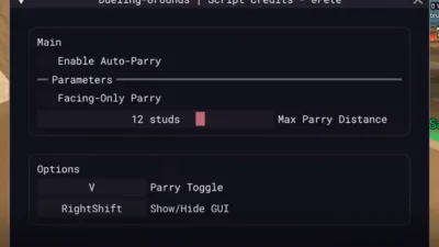 Dueling Grounds Auto Parry Script [No-Key] Roblox