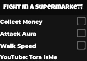 Tora Isme Script No Key | Fight In A Supermarket Collect Money Script
