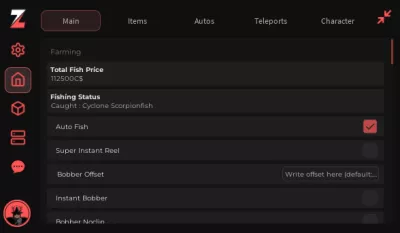 Zenith Hub Script | Roblox Script for Fisch