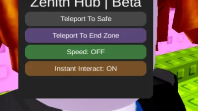 Zenith Script Hub: +1 Speed Escape for Brainrots (Keyless GUI)