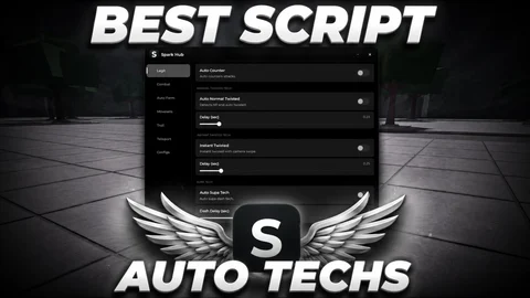 Spark Hub The Strongest Battlegrounds Script – Auto Techs, Aimbot & Auto Counter