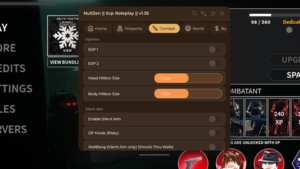 NullZen Hub SCP: Roleplay Script – Silent Aim, Hitbox & FullBright