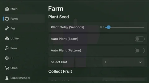 No Lag Hub Grow a Garden Script  v2 No Key – Pastebin GUI