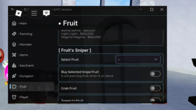 Thunder Z Blox Fruits Script Keyless – Auto Farm, Auto Raid & Fruit Sniper