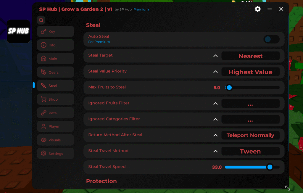 Grow a Garden 2 Script | Keyless Auto Steal (Premium), Anti Steal (OP) & Instant Proximity (Premium)