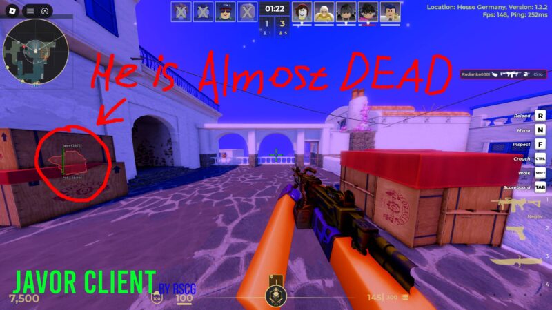 UPDATE (New gui) | Rage Combat, ESP & Skinchanger (Keyless)