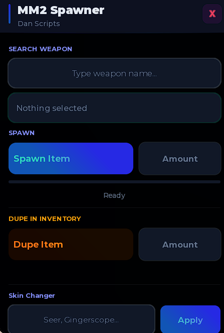MM2 Weapon Spawner Duper Script Keyless